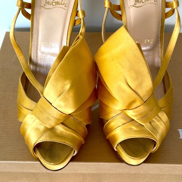 Christian Louboutin Pour Monsieur 120 Crepe Satin Heels - Picture 2 of 10